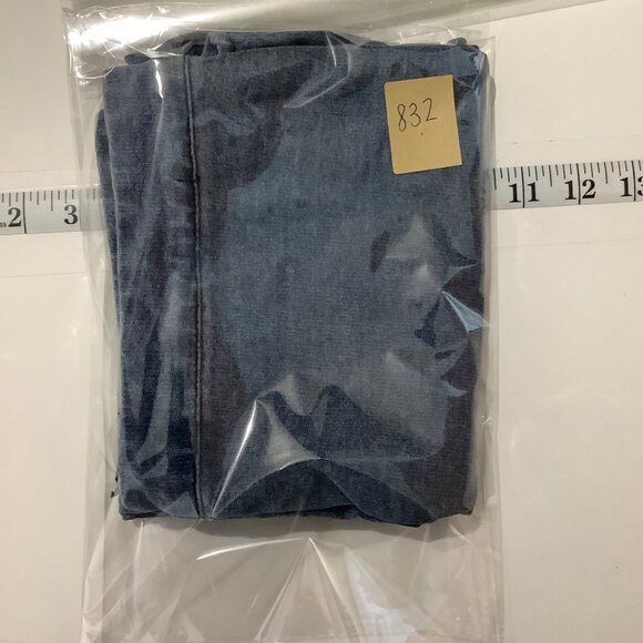 Sans Souci Midi Denim Jean Skirt Women Medium Slit Cotton Blend Modest 90s Y2K - Picture 7 of 7